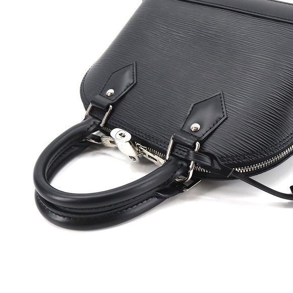 Louis Vuitton Epi Alma BB 2 Way Hand Shoulder Bag Leather Noir - Picture 5 of 7